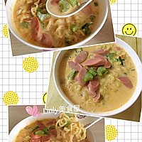 【Linly美食屋】网红牛奶辛拉面汤的做法图解9
