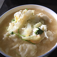 虾皮白菜疙瘩汤的做法图解6