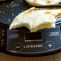 烧饼夹烤肉#利仁电饼铛，烙烤不翻锅#的做法图解17