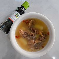 山药排骨羊肚菌汤的做法图解6