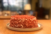 红丝绒奶酪蛋糕（六寸）️的做法