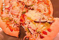 #豆果10周年生日快乐#芝士红薯泥卷边披萨的做法
