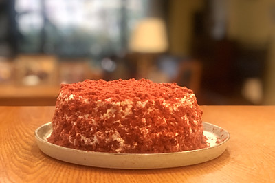 红丝绒奶酪蛋糕（六寸）️