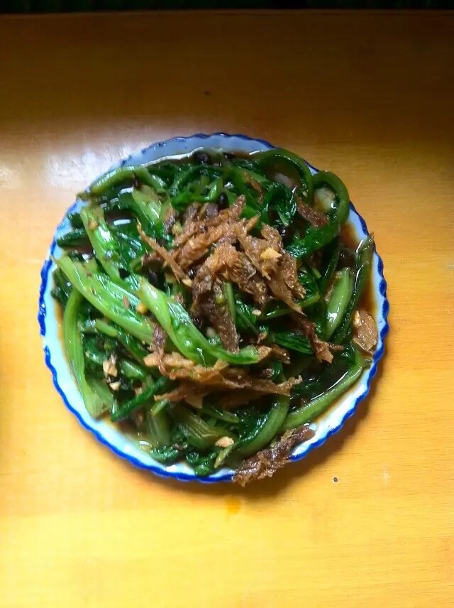 豆豉鲮鱼油麦菜