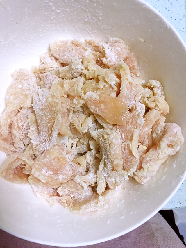 滑溜鸡片的做法图解5