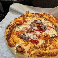 安佳爆浆培根披萨#2021趣味披萨组——芝香“食”趣#的做法图解10