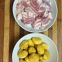 栗子烧肉的做法图解1