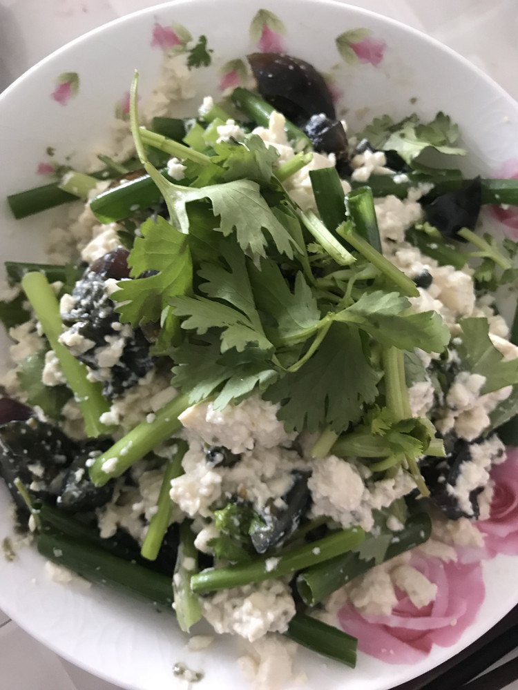 鸡刨豆腐的做法