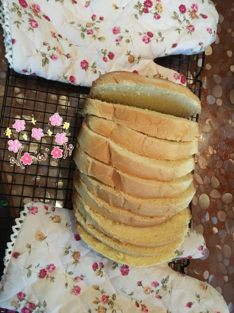 减脂咸味白方包吐司的做法