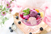 低脂无糖冰淇淋～天然水果做出少女心粉色系的做法