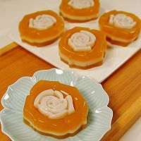 秋之韵 | 南瓜椰汁糕 | 创意马蹄糕 | 新中式糕点的做法图解12