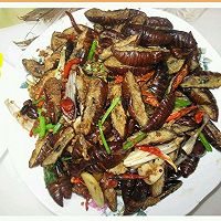 干煸蚕蛹的做法图解1