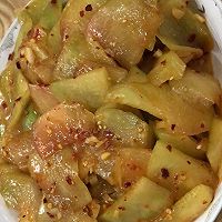 凉拌西瓜皮的做法图解1