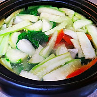 蔬菜鱼腩汤的做法图解5