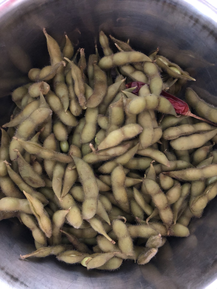 煮毛豆的做法