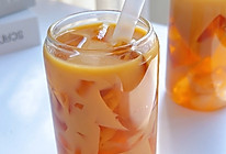 红茶冻拿铁，这一杯太治愈了的做法