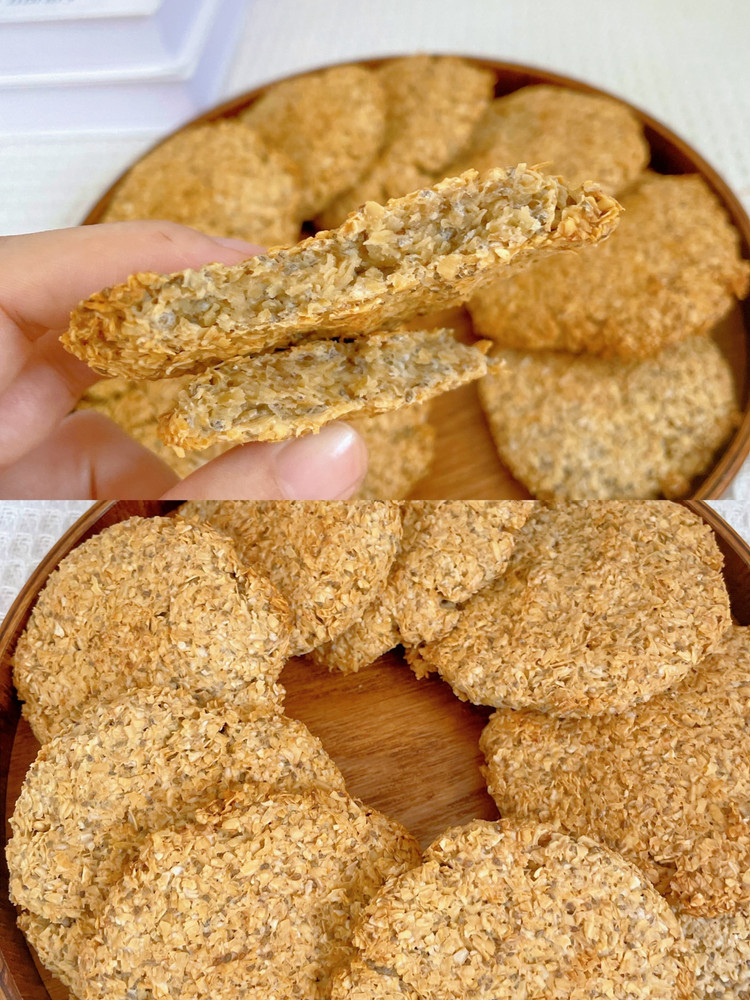 减脂期零食❕燕麦麸皮饼的做法