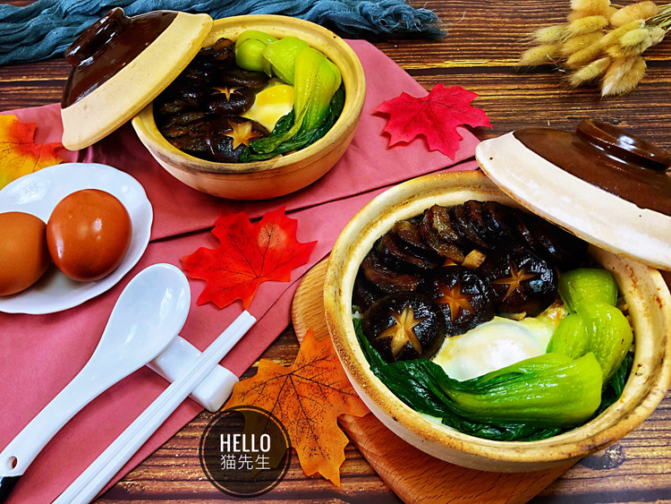 贵式腊肠煲仔饭（情侣双人版）的做法