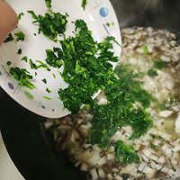 #养生打卡#荠菜豆腐香菇羹的做法图解8