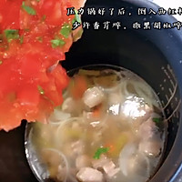 酮晚6《柠檬菠菜+牛腩炖番茄》的做法图解14