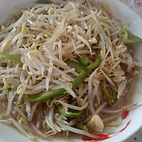 呛炒绿豆芽的做法图解1