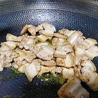 青蒜炒五花肉的做法图解5