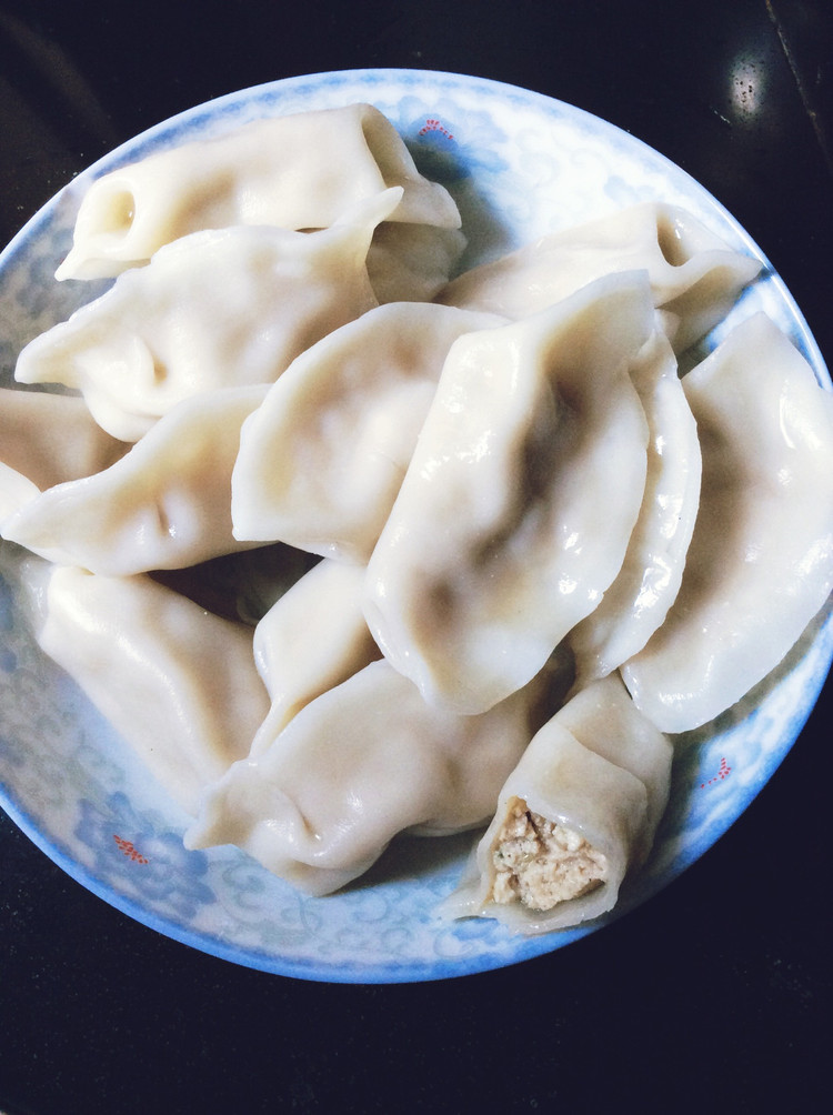 杏鲍菇豆腐鲜肉饺的做法