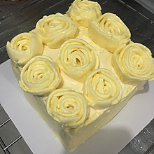 黄玫瑰蛋糕