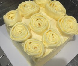 黄玫瑰蛋糕的做法