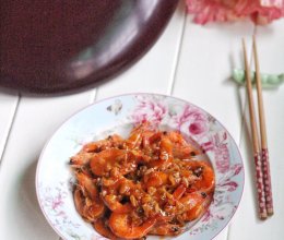 茄汁焖虾--夏天的开胃菜的做法