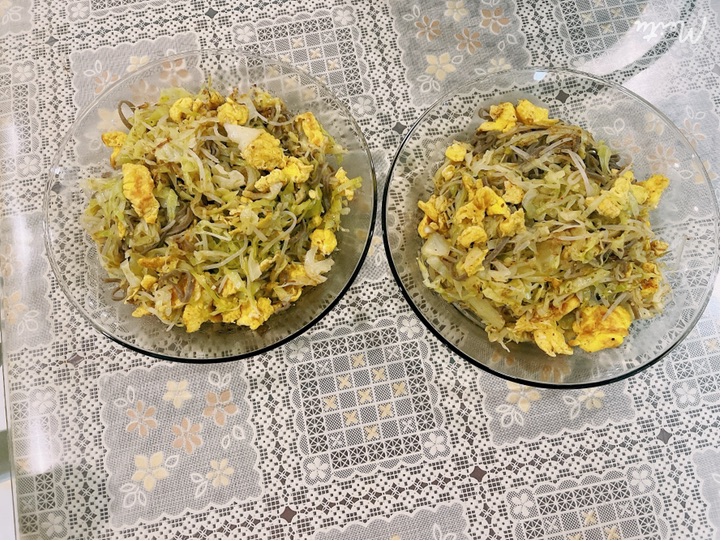 减脂餐-炒荞麦面（每份290大卡）的做法