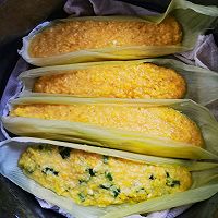 #我的夏日味道vlog#清香玉米粑粑的做法图解12