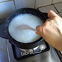 鲜虾扇贝粥～15分钟砂锅版的做法图解5