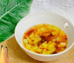 #流感季饮食攻略#桃胶菠萝汤的做法