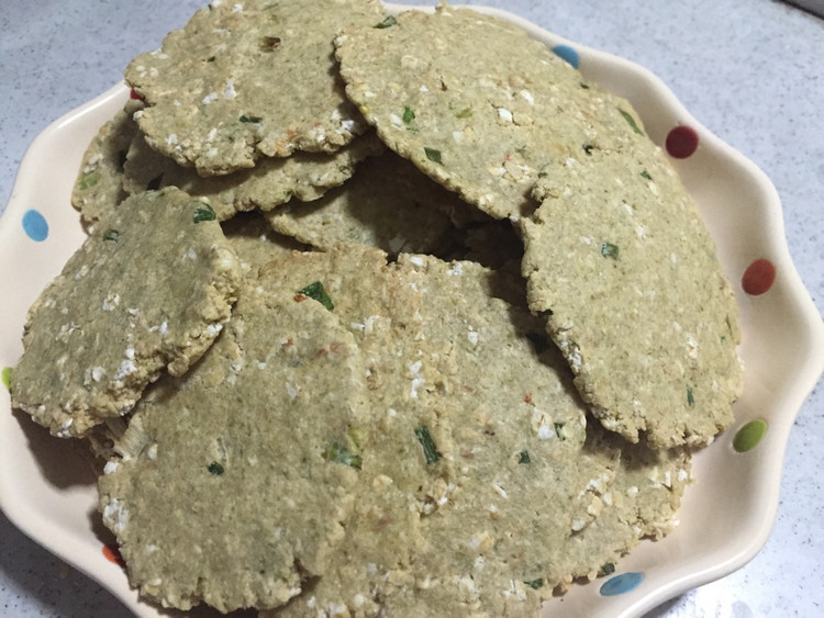 燕麦虾皮饼的做法