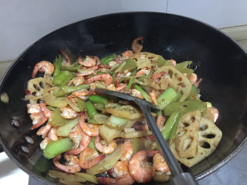 干锅虾/麻辣香锅虾的做法图解8