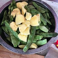 豆角蒸饼的做法图解5