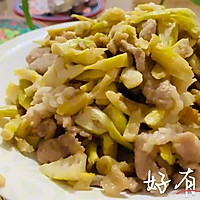 #苦笋炒肉的做法图解1