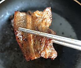 平底锅烤肉的做法