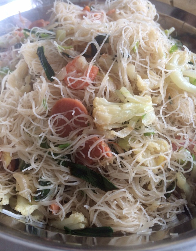 炒小米粉的做法