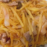 土豆丝炒肉的做法图解9