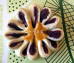 幸福像花儿一样——紫薯菊花酥的做法