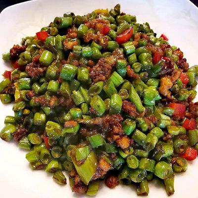 肉末豆角~咸鲜美味超级下饭