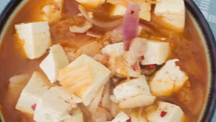 泡菜豆腐汤