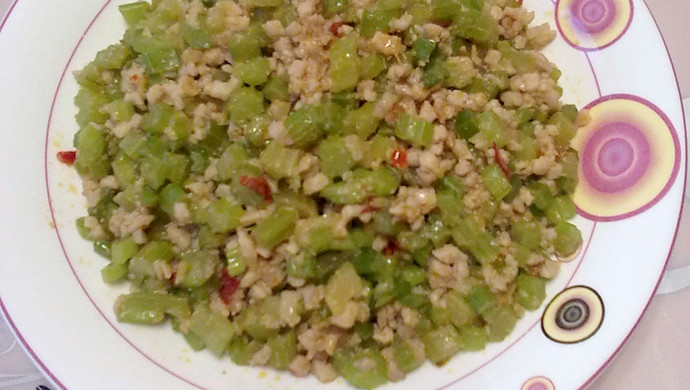肉末芹菜
