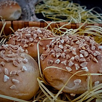 一次发酵╭花生球面包╮的做法图解8