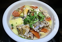 蕃茄土豆鱼头汤的做法