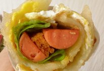 家庭版鸡蛋灌饼的做法