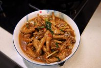 #外婆乡炒出火锅香#花螺鸡脚的做法