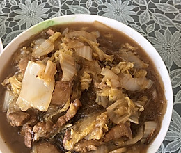 猪肉白菜炖粉条的做法